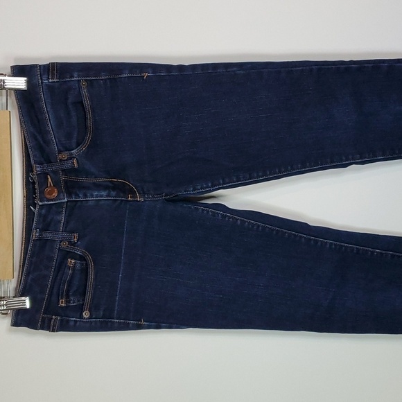 AMERICAN Eagle dark wash size 6 stretch skinny jeans - Picture 2 of 8